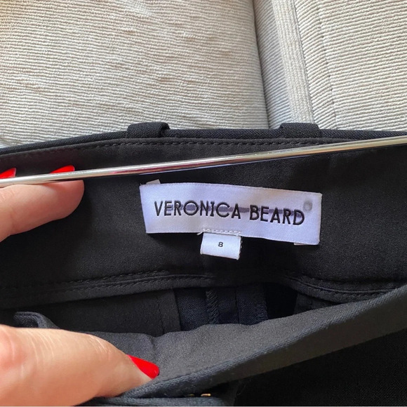 Veronica Beard Ollie Wool Trousers Pants Black 8 NWOT - Picture 9 of 9